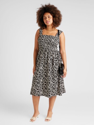 Vero Moda Curve Kleid 'VMCPAGE' in Schwarz