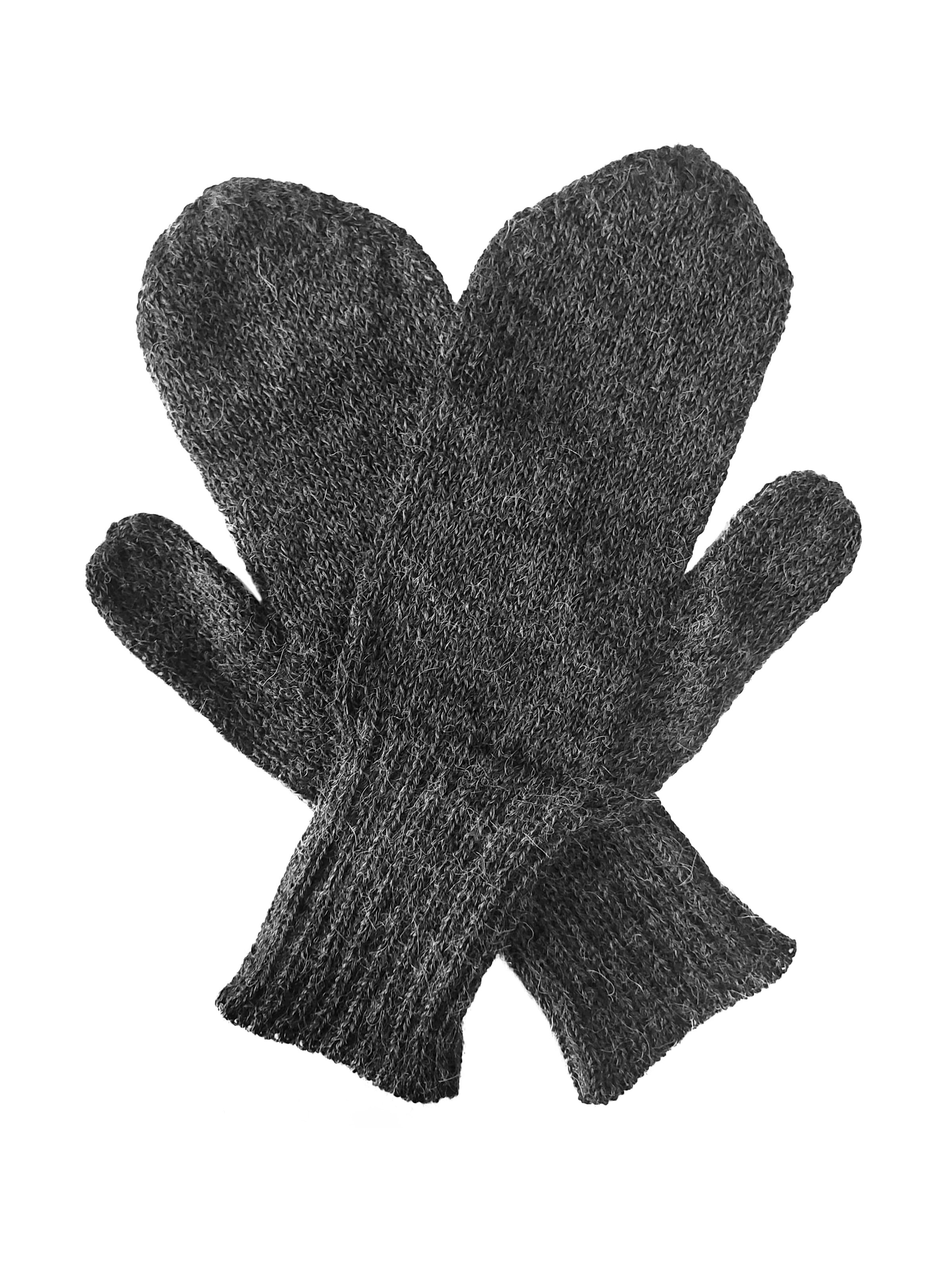 Posh Gear Mittens 'Pugnoguanti' in Grey