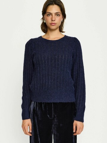 Soft Rebels Pullover 'SRTones' in Blau: Vorderseite