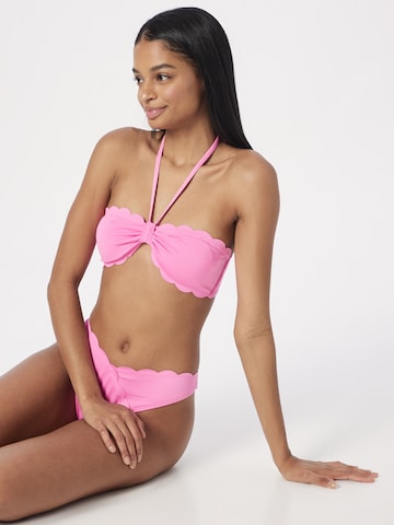 Hunkemöller Bandeau Bikini felső - rózsaszín