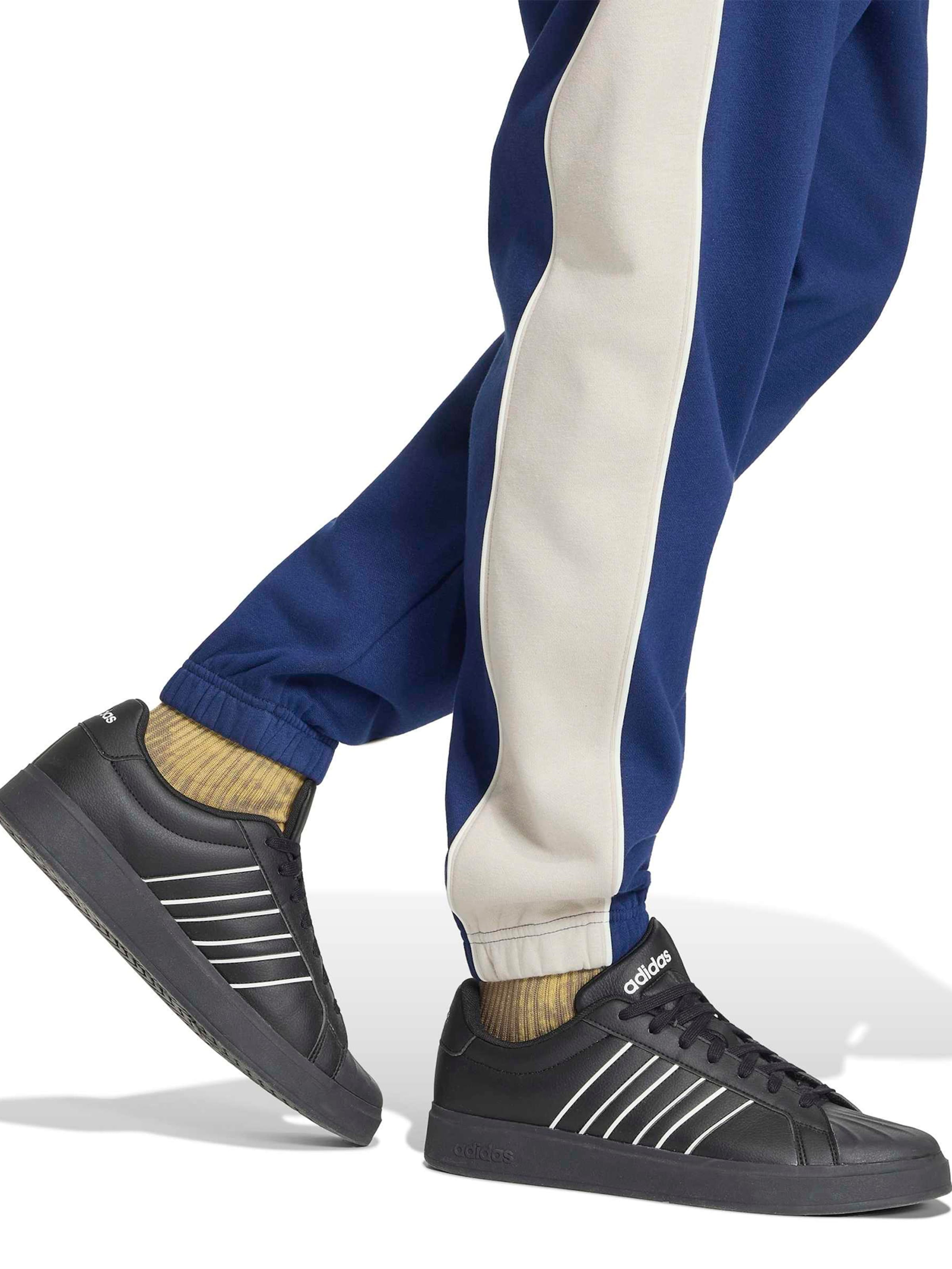 ADIDAS SPORTSWEAR Tapered Workout Pants in Blue