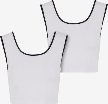 Urban Classics Toppi värissä valkoinen: etupuoli