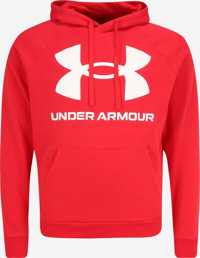 UNDER ARMOUR Athletic Sweatshirt in Red / White, Item view