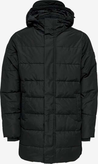 Only & Sons Χειμερινό παλτό 'Carl' σε μαύρο, Άποψη προϊόντος