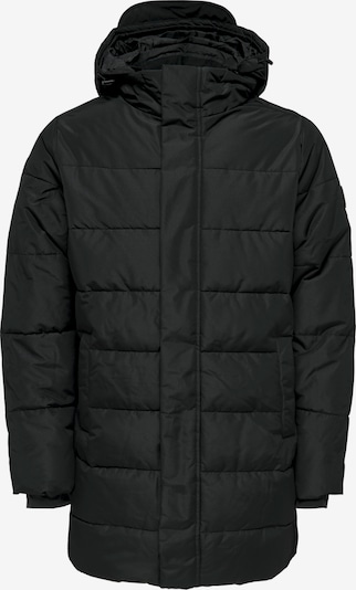 Only & Sons Winter Coat 'Carl' in Black, Item view