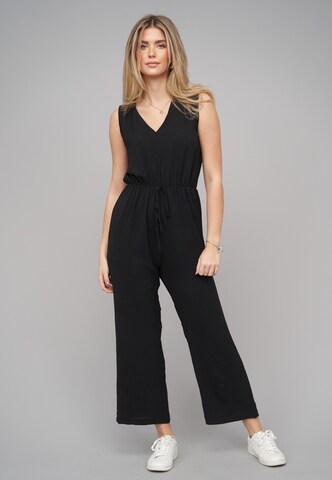 Cloud5ive Jumpsuit in Zwart: voorkant