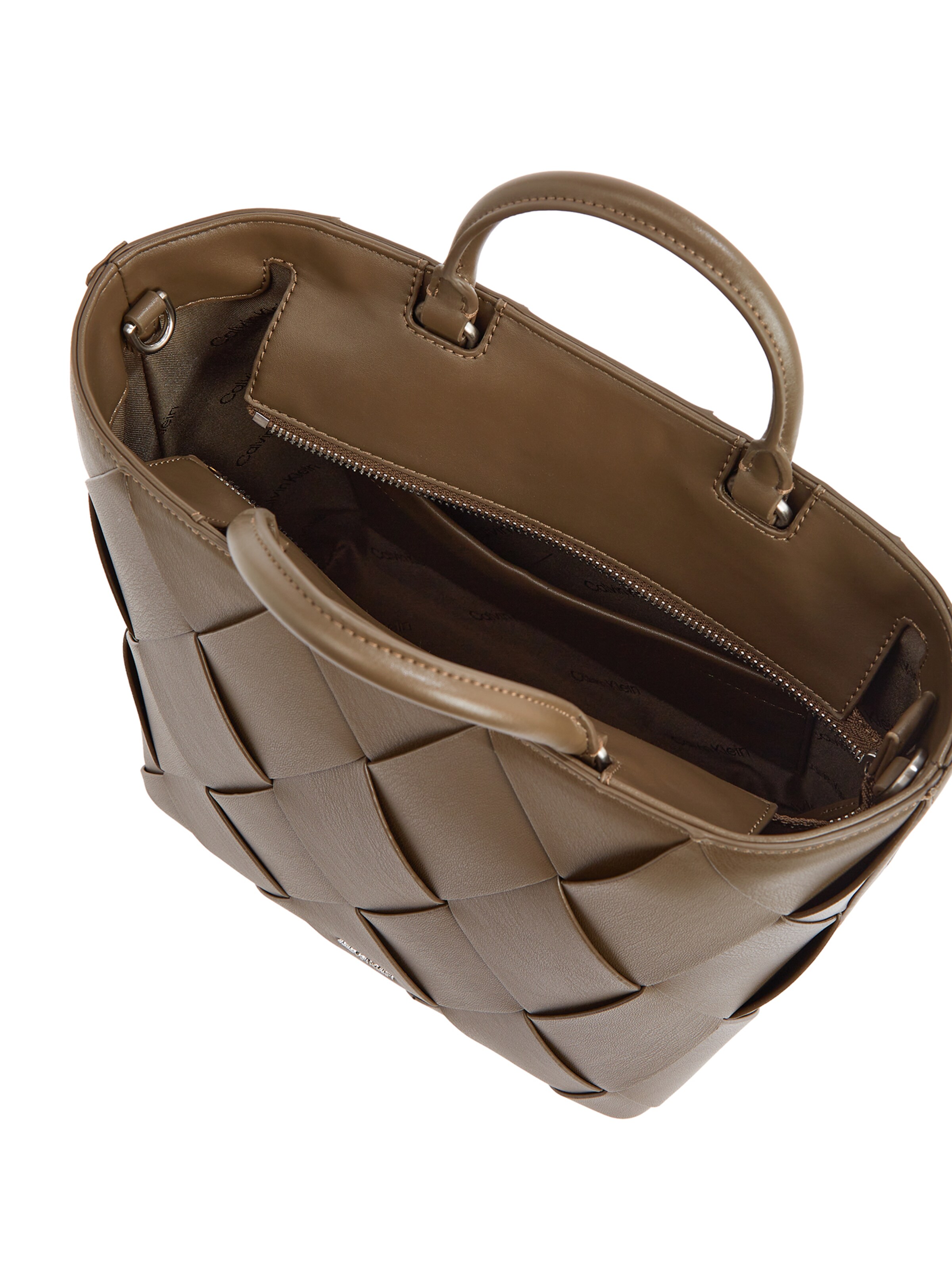Calvin Klein Handbag in Brown: top