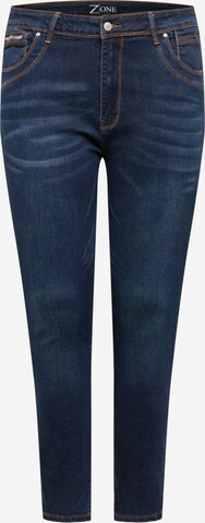 Z-One Skinny Jeans 'Meghan' in Blauw: voorkant