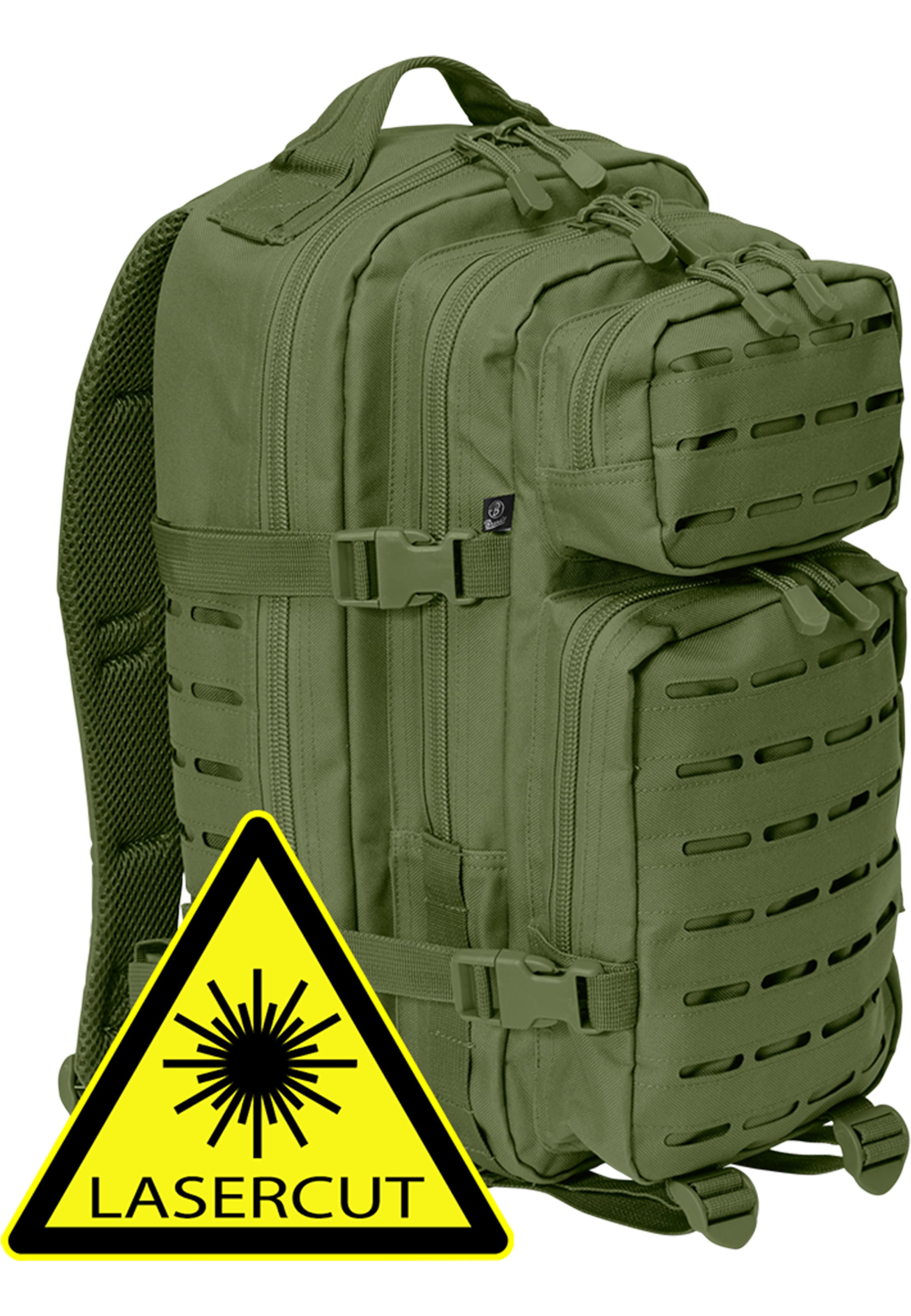 Brandit Раница 'Cooper' в зелено: отпред