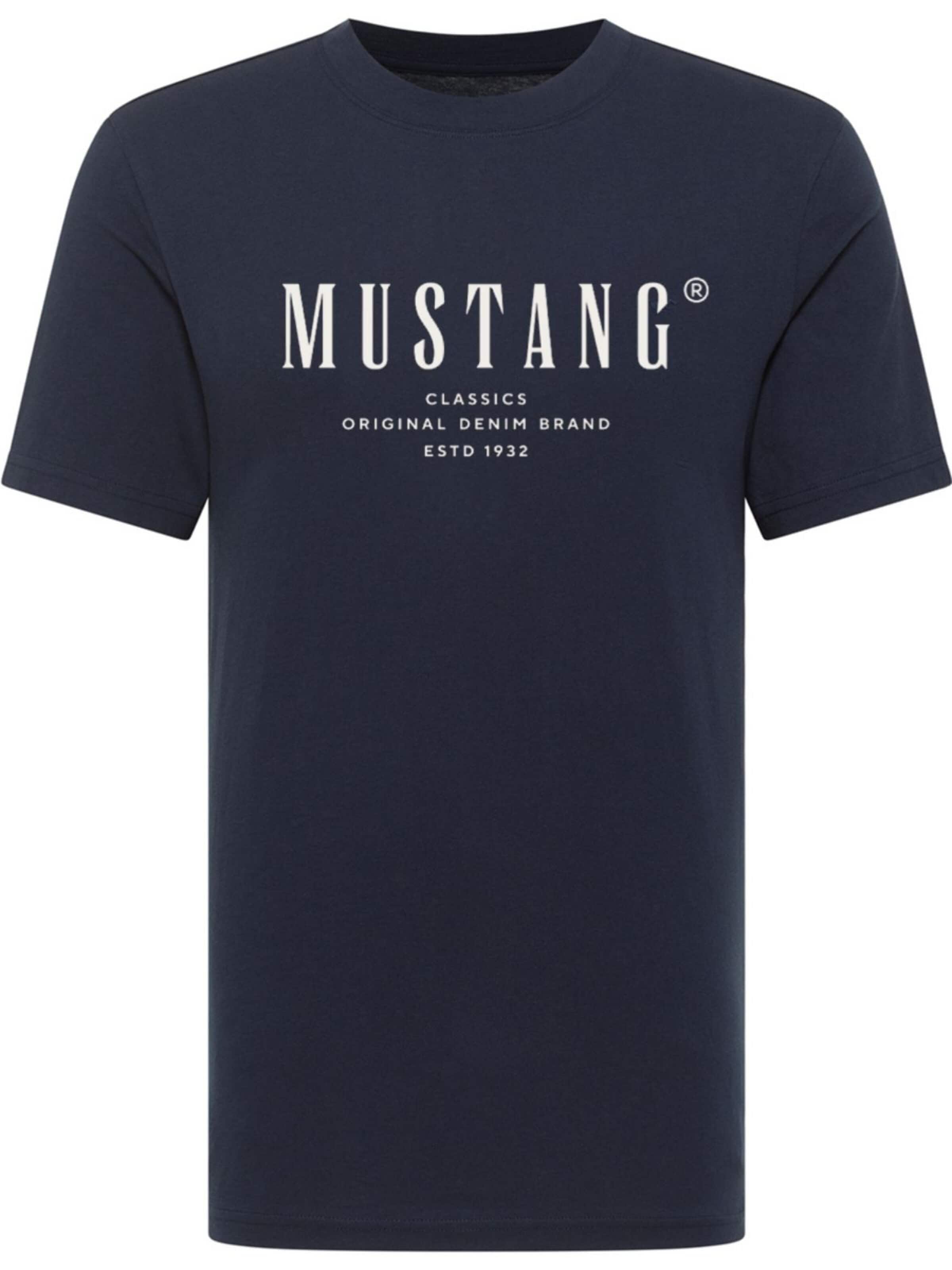 MUSTANG Shirt 'Alex'‌‌‌‌‌ in Blau: Vorderseite