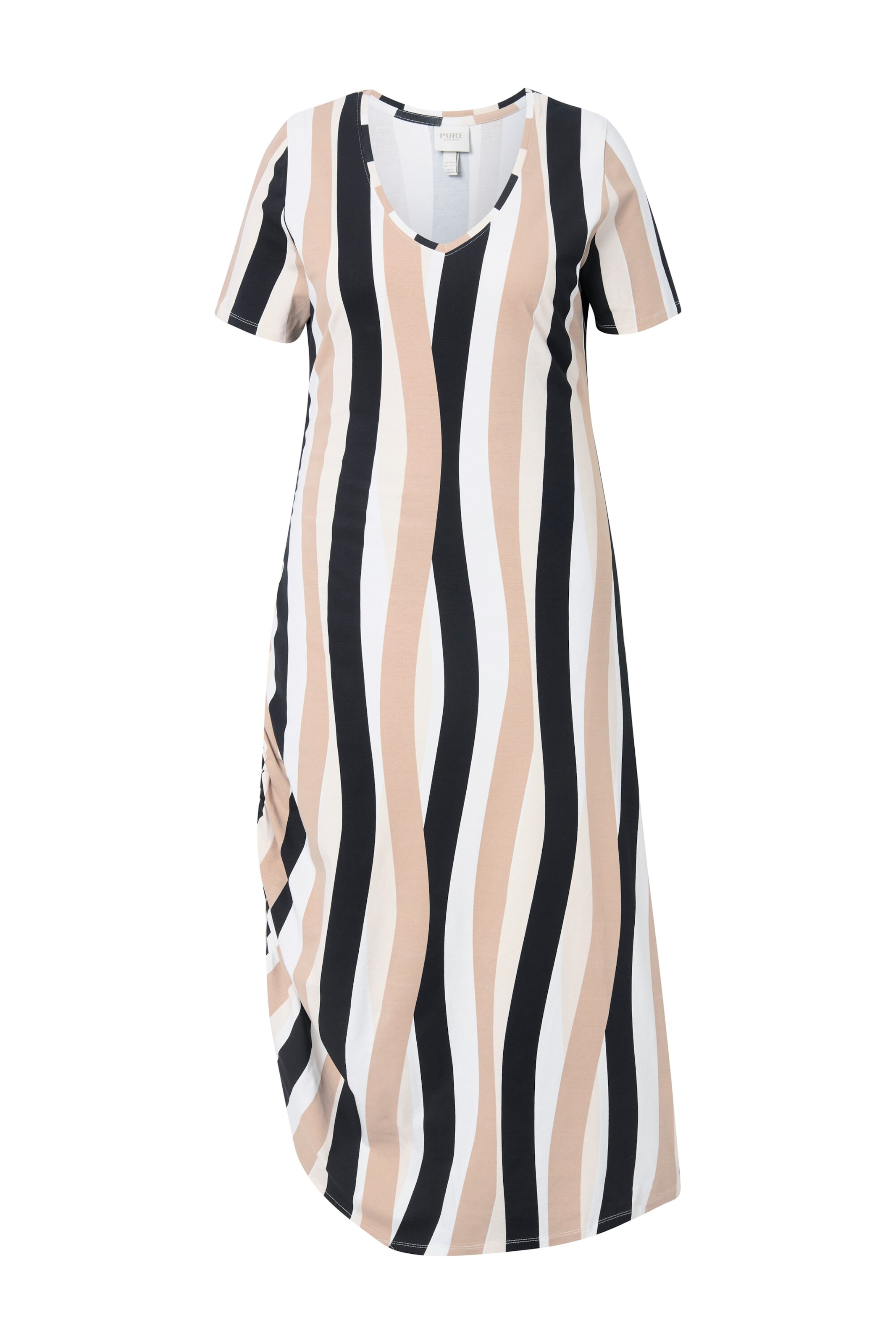 Ulla Popken Kleid in Beige: Vorderseite