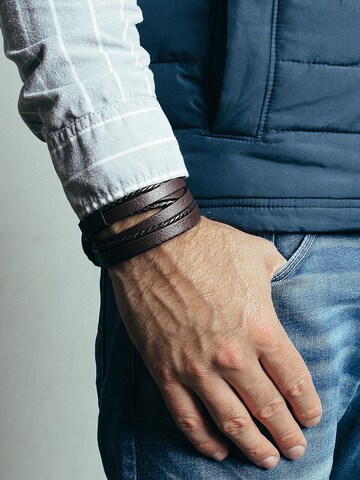 Akitsune Bracelet 'Dark Matter' in Brown