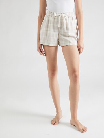 Abercrombie & Fitch Pyjamabroek in Beige: voorkant