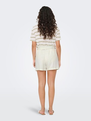 JDY Regular Trousers 'JDYSay' in White