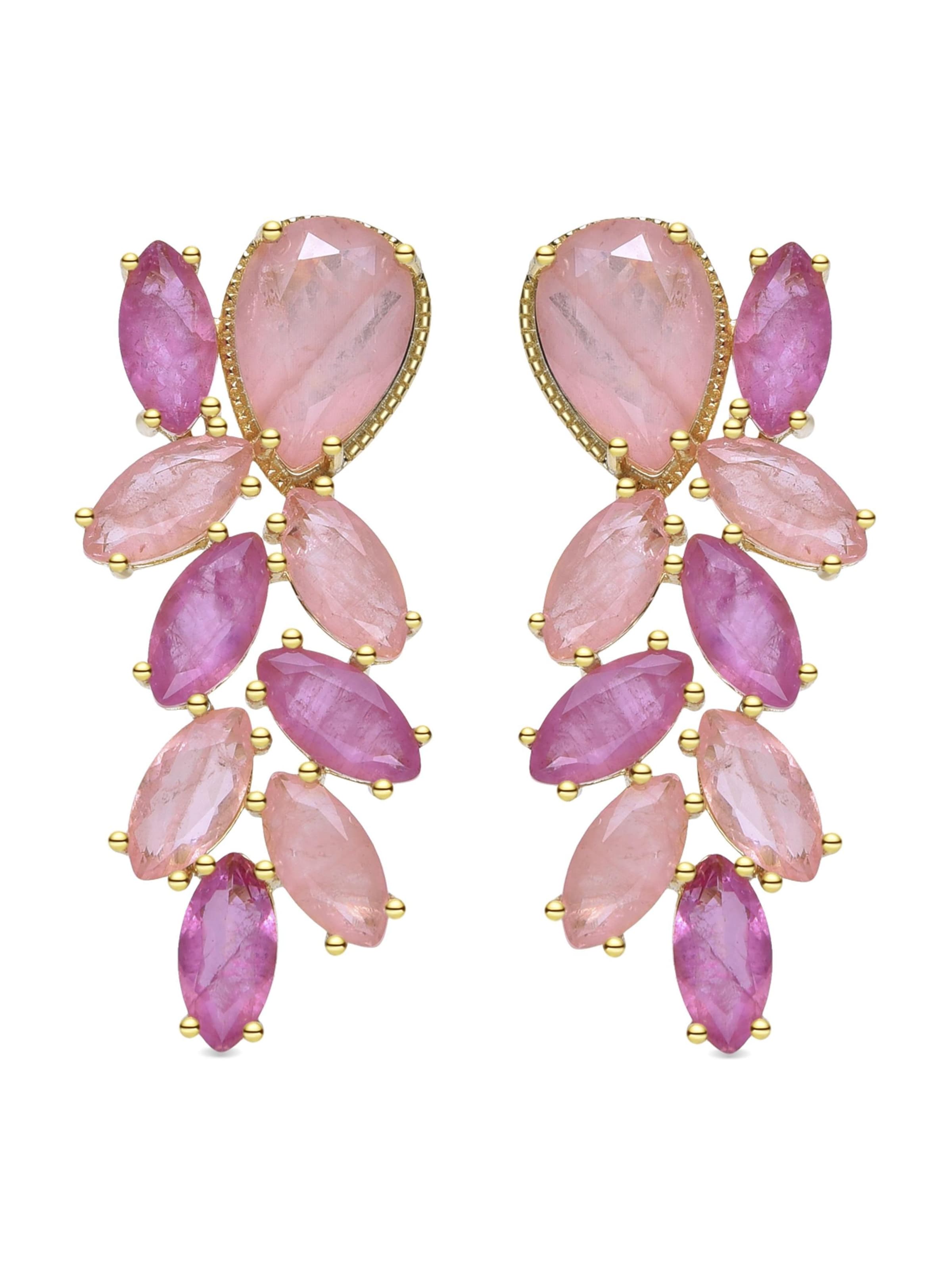 Luxenter - Pendientes 'Ozvi' en lila: frente