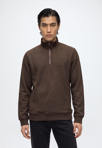 s.Oliver Sweatshirt in Brown: front