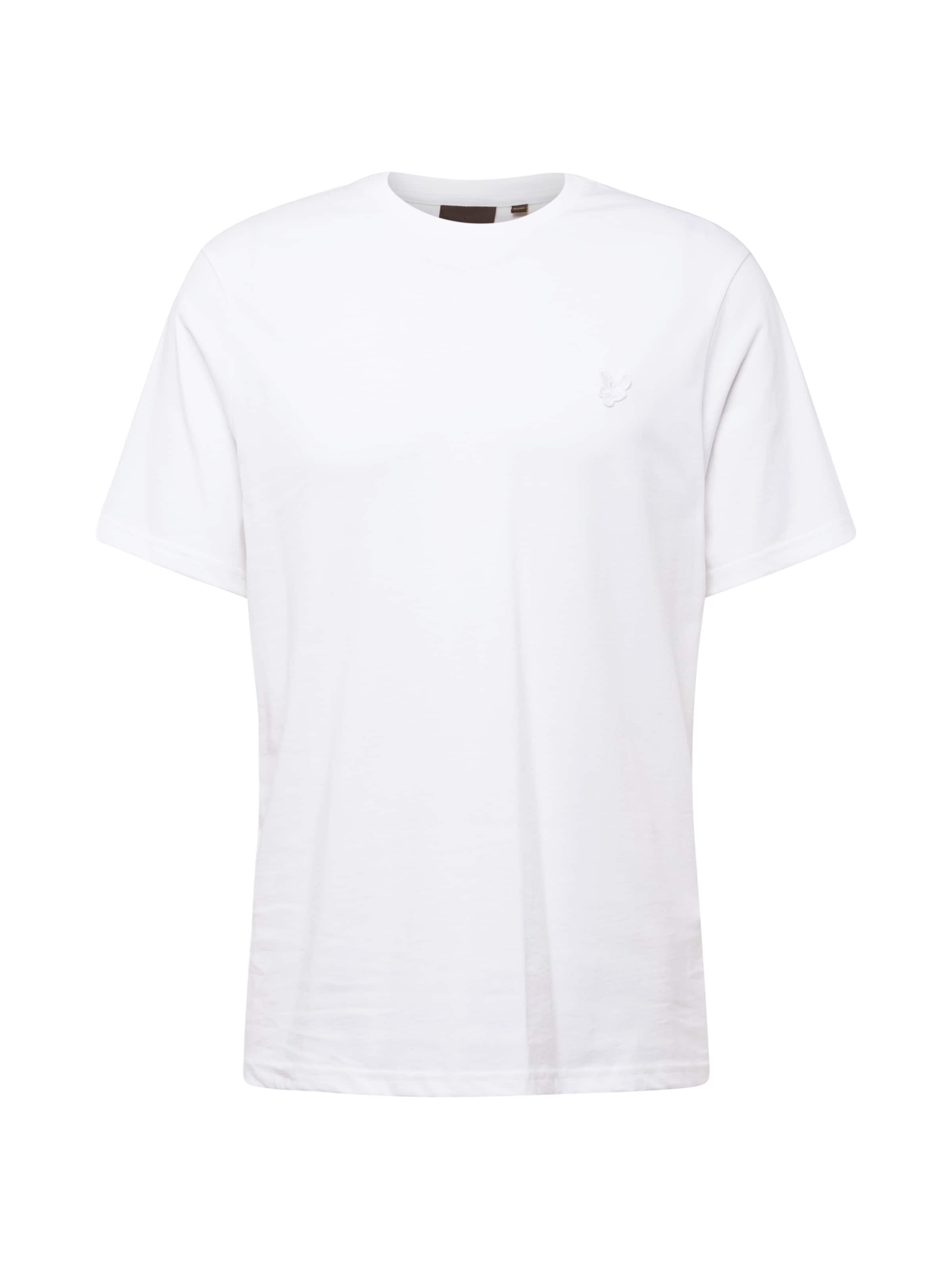 Lyle & Scott Shirt 'Tonal Eagle' in White: front