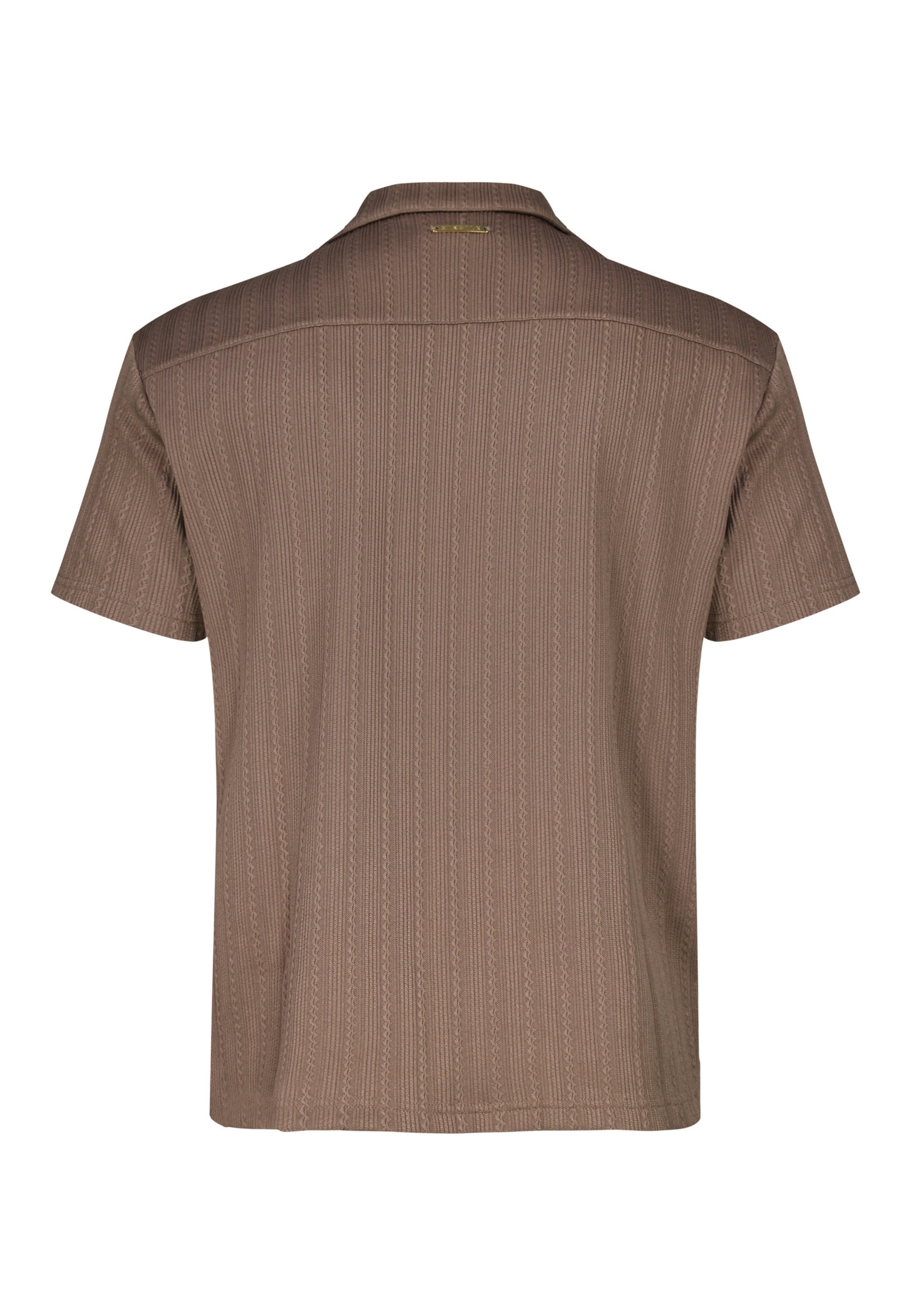 Regular fit Camicia di SikSilk in marrone