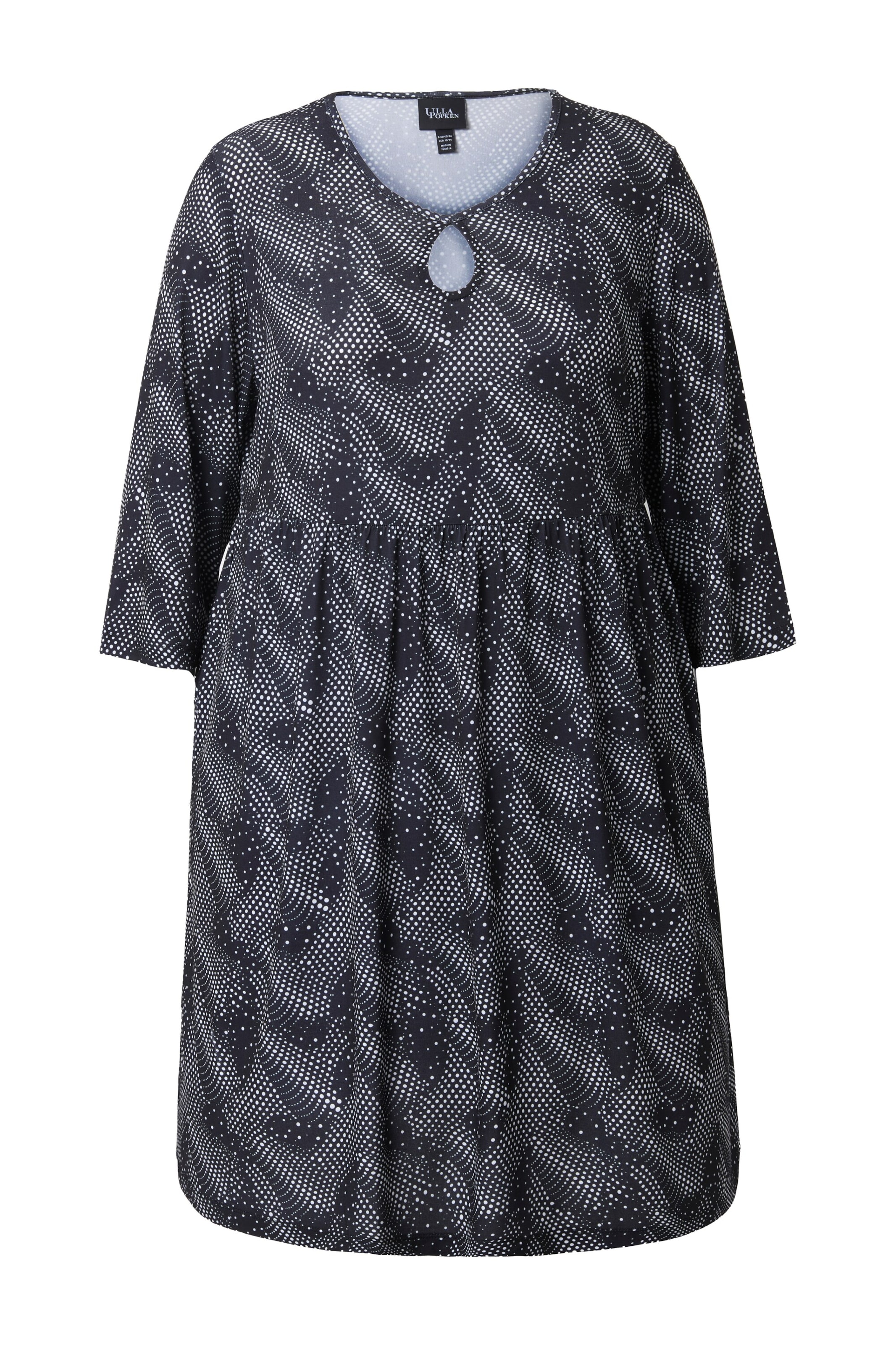 Ulla Popken Dress in Grey: front