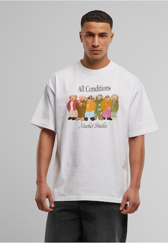 MARKET T-Shirt 'Gorpcore Bears' in Weiß: Vorderseite