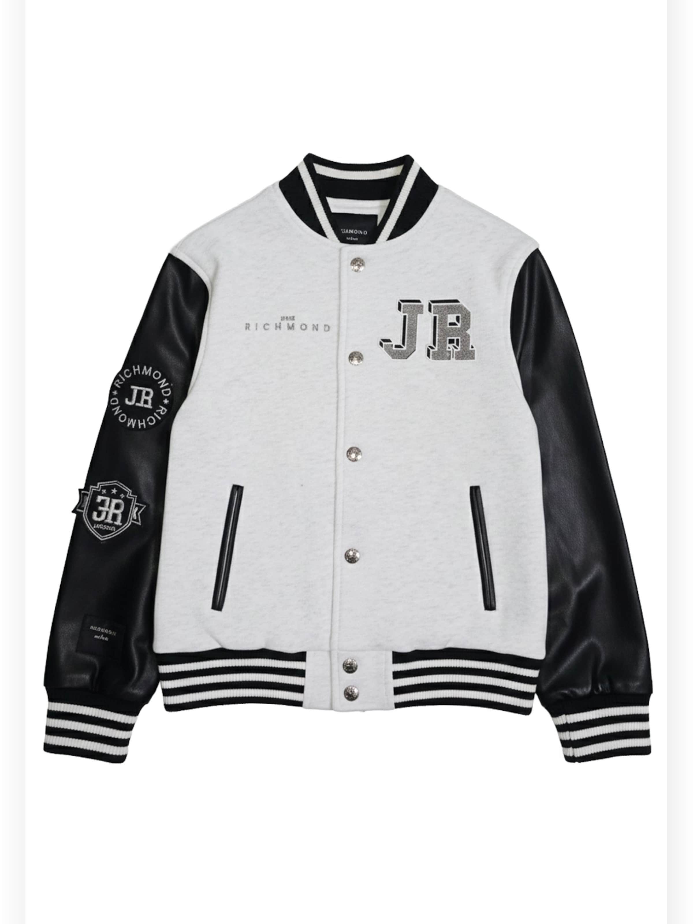 John Richmond - Chaqueta de entretiempo 'Giubbino college grigio per bambino' en gris: frente
