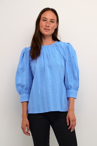 Kaffe Blouse 'Violet' in Blue: front