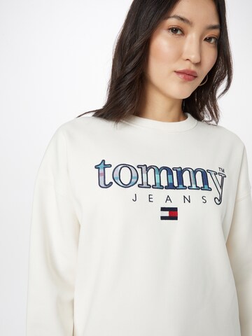 Sweat-shirt Tommy Jeans en blanc