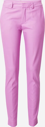 MOS MOSH Slim fit Pleated Pants in Pink: front