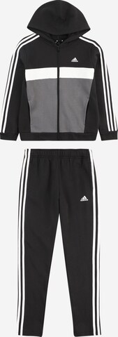 Completo per l'allenamento 'Tiberio' di ADIDAS SPORTSWEAR in nero: frontale