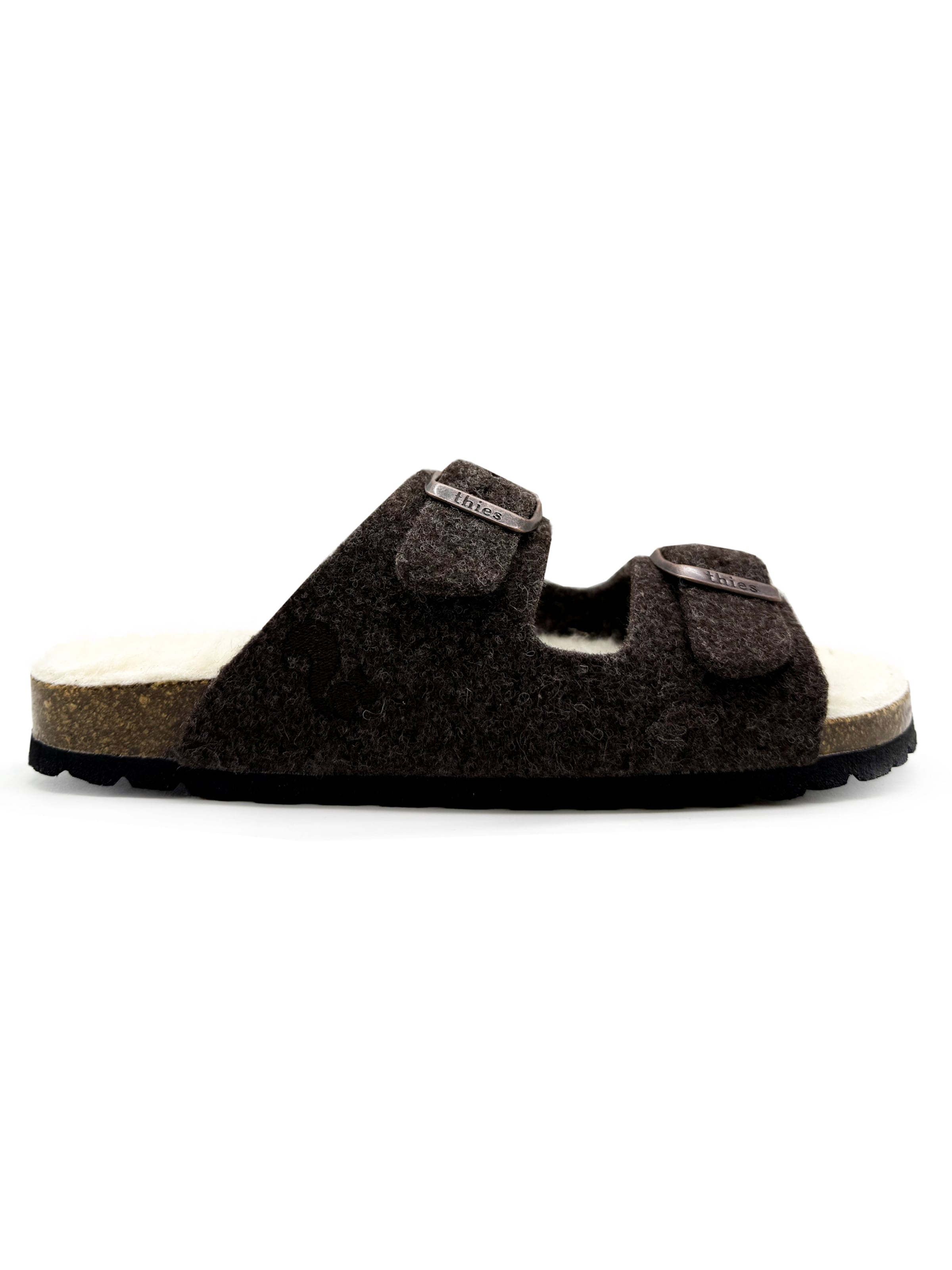 thies Mules 'thies 1856 ® Recycled Wool Sandal' in Brown