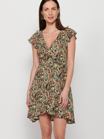 KOROSHI Summer dress in Mixed colours
