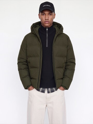 JACK & JONES - Chaqueta de entretiempo 'JWHKAITO' en verde: frente