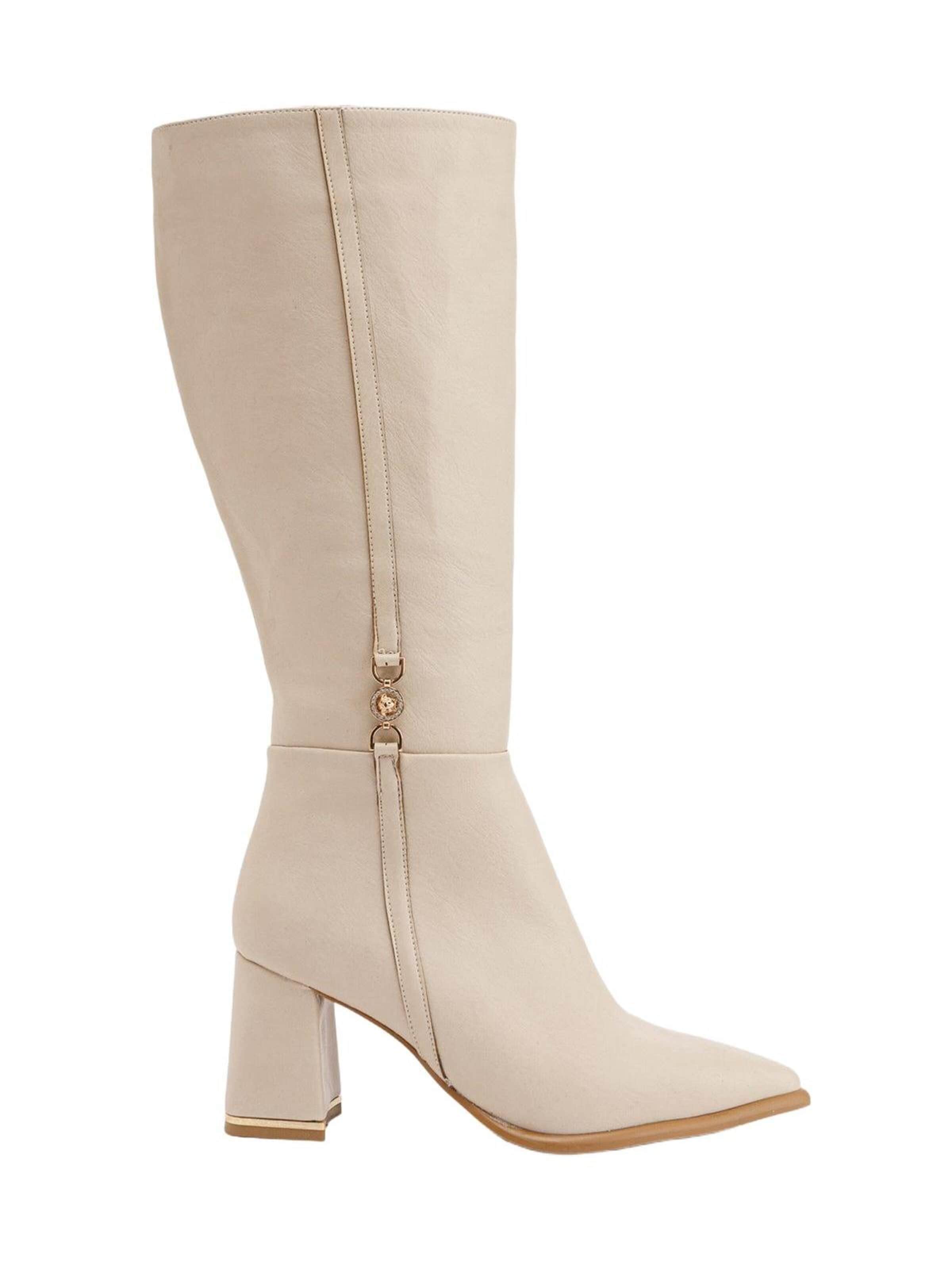 Limoya Boots 'Kris' in Beige: front
