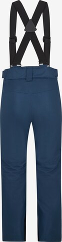 ZIENER Regular Workout Pants 'AXI' in Blue