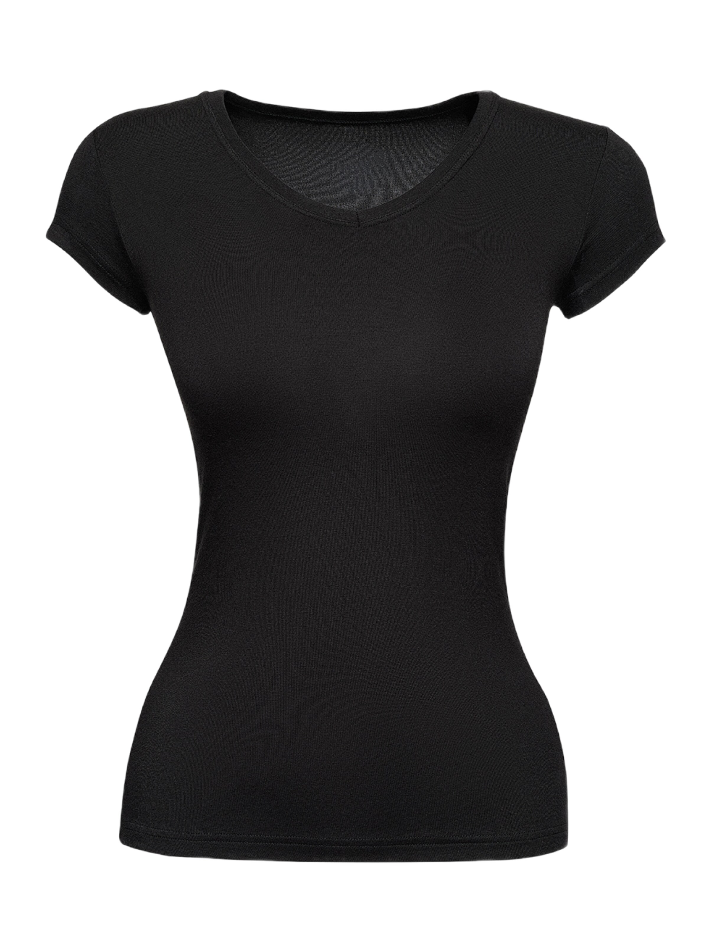 Weweus T-Shirt in Schwarz: Vorderseite