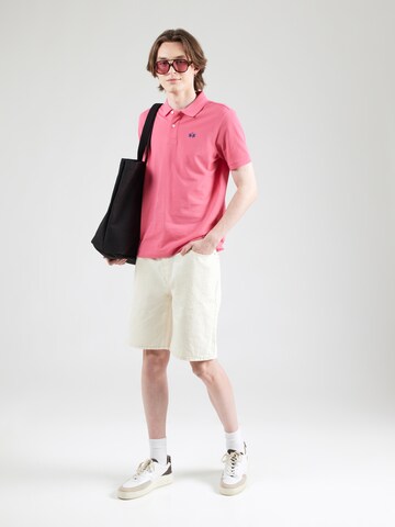 La Martina Poloshirt in Pink