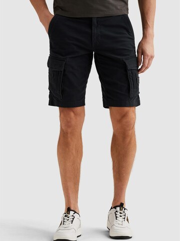 PME Legend Regular Byxa 'Rotor regular fit cargo shorts' i blå: framsida