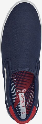 s.Oliver Slip-Ons in Blue