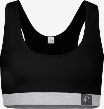 Erlich Textil - Soutien Bustier Soutien 'Ringer Hilde' em preto: frente