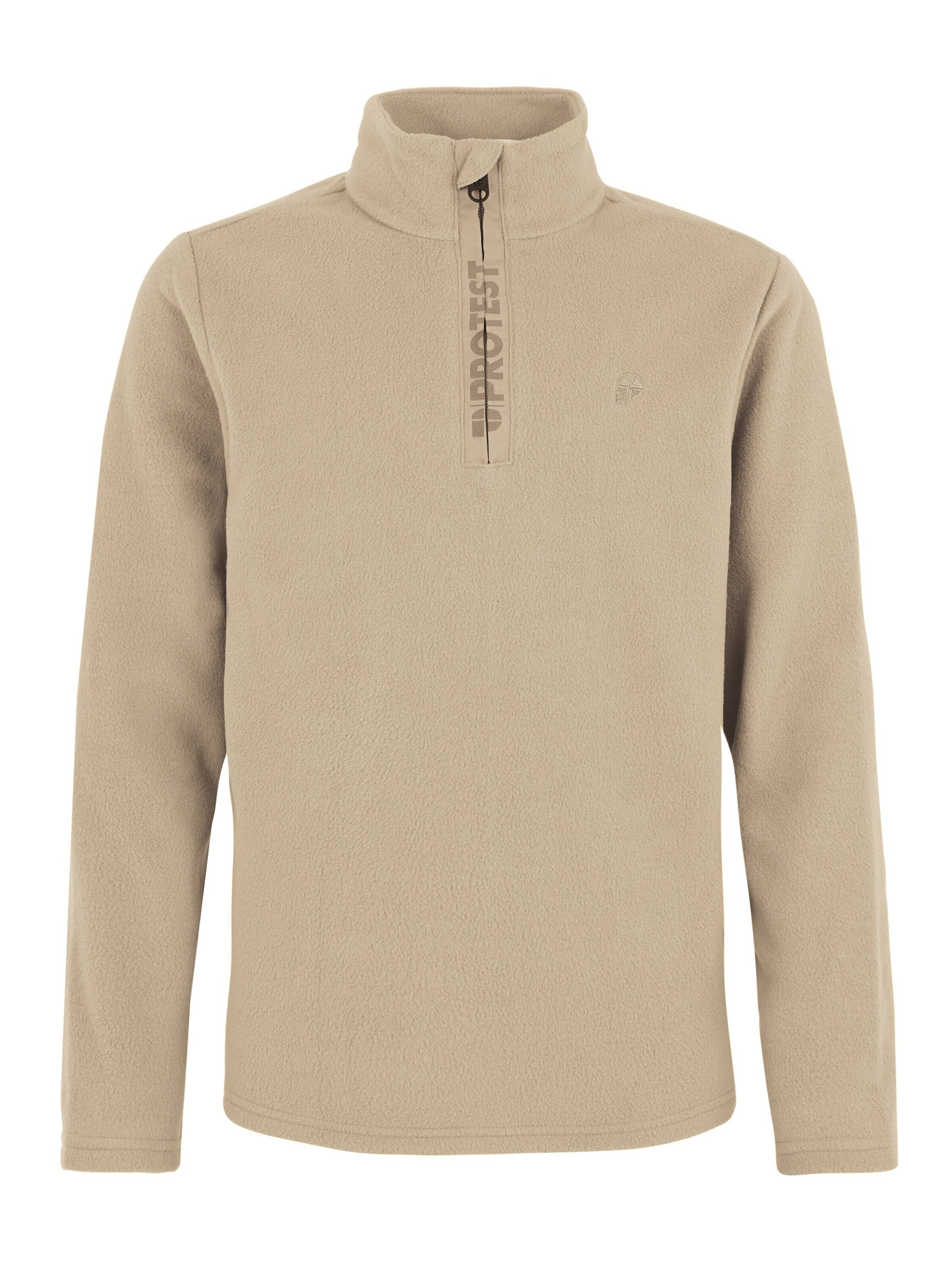 PROTEST Athletic Sweatshirt 'Reperfecty JR' in Brown: front
