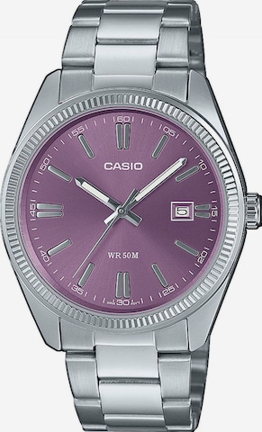 CASIO Analog Watch in Silver: front