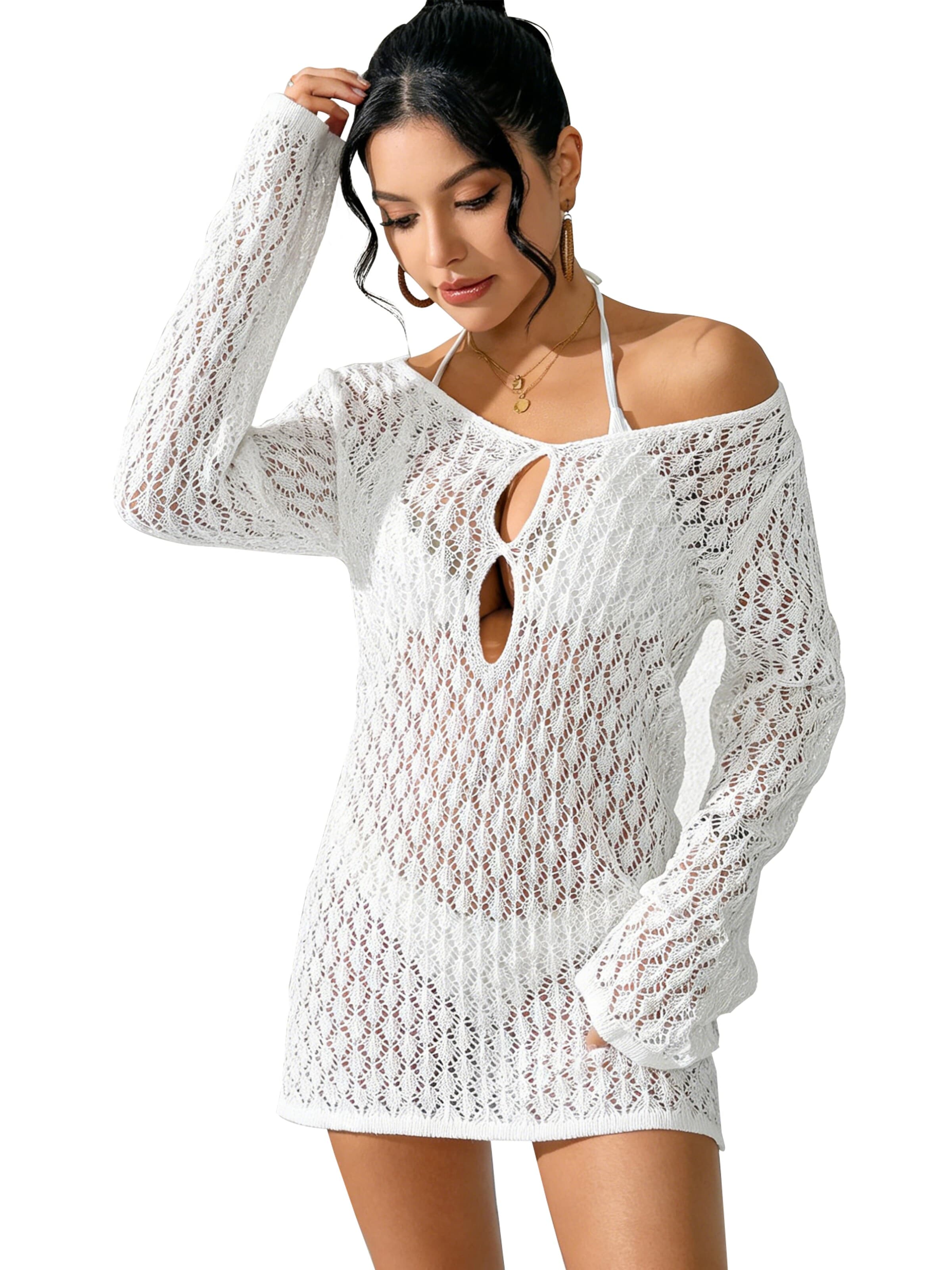 MEETWEE Beach dress in White