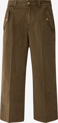 s.Oliver Pleated Pants in Green: front