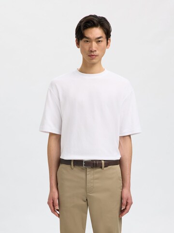 SELECTED Bælte i brun: forside