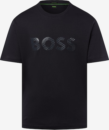 BOSS Shirt in Blauw: voorkant