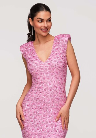 Ombre Evening dress in Pink