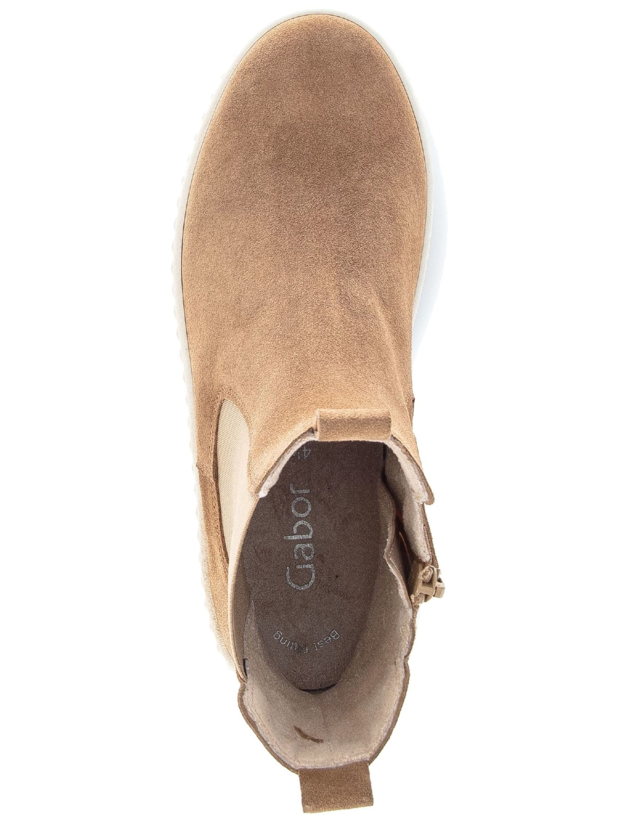 GABOR Chelsea boots in Beige