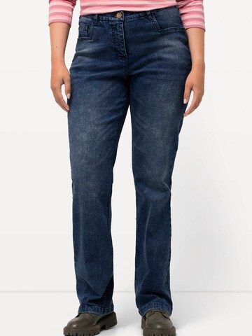 Ulla Popken regular Jeans i blå