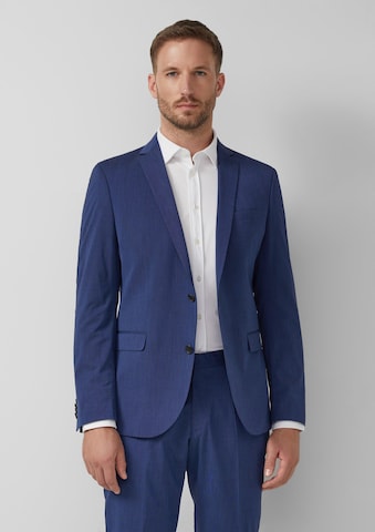Slim fit Giacca da completo di s.Oliver in blu: frontale