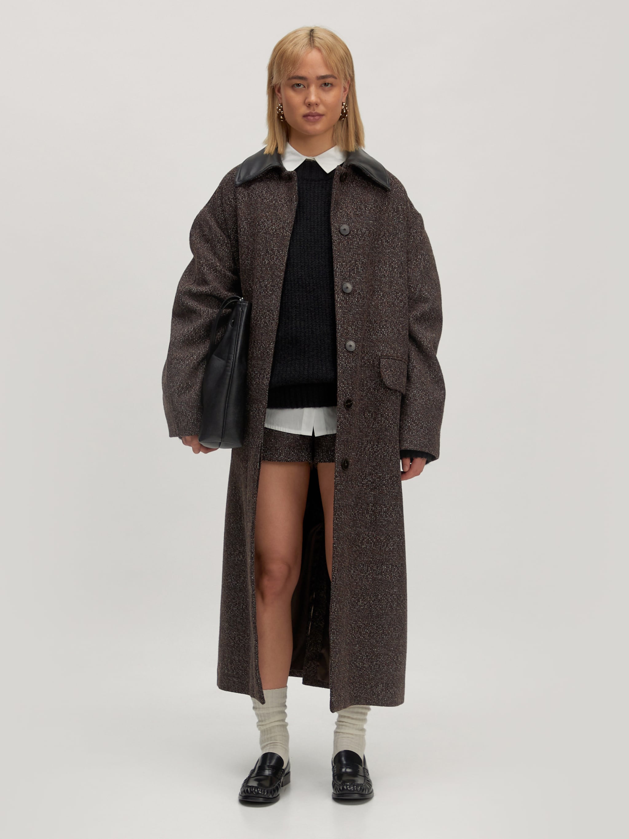 EDITED Produkte Mantel aus Wollmix 'Leah' braun